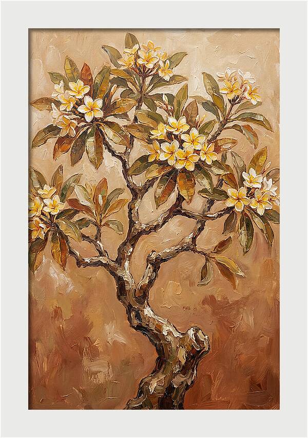 Frangipani Tree In Bloom