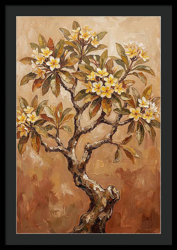 Frangipani Tree In Bloom