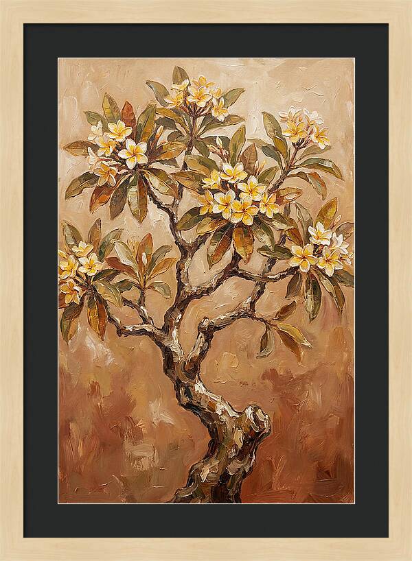 Frangipani Tree In Bloom