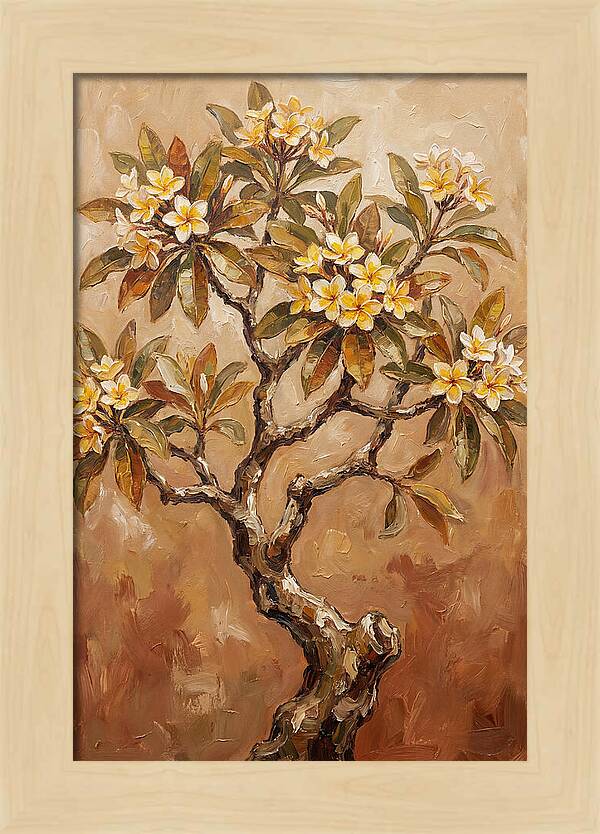 Frangipani Tree In Bloom
