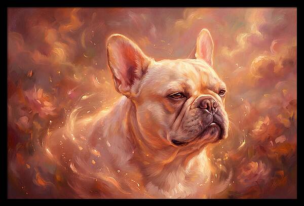 French Bulldog In Glow