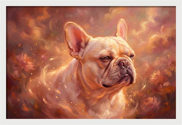 French Bulldog In Glow