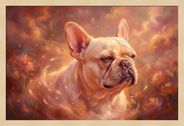 French Bulldog In Glow