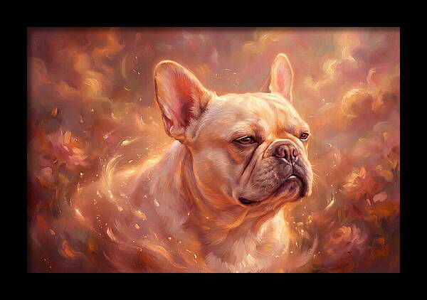 French Bulldog In Glow