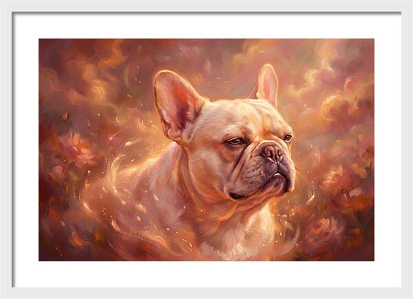 French Bulldog In Glow