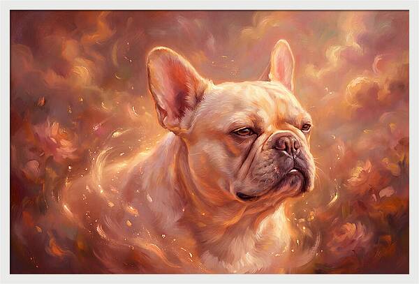 French Bulldog In Glow