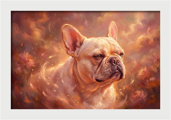 French Bulldog In Glow