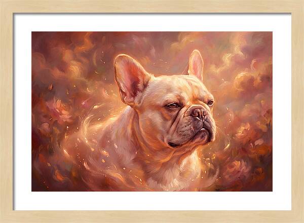 French Bulldog In Glow
