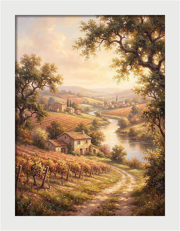 French Countryside Scene