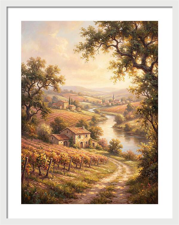 French Countryside Scene