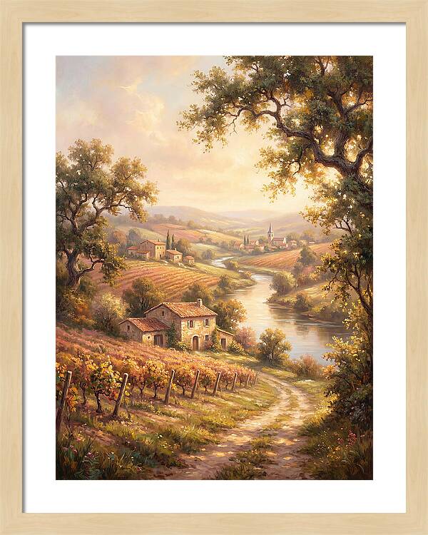 French Countryside Scene
