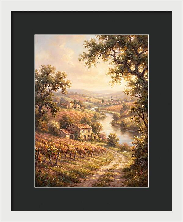 French Countryside Scene