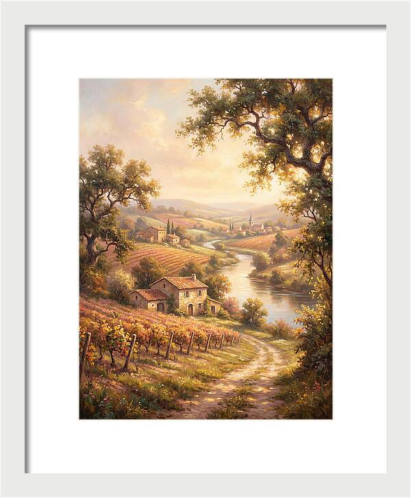 French Countryside Scene
