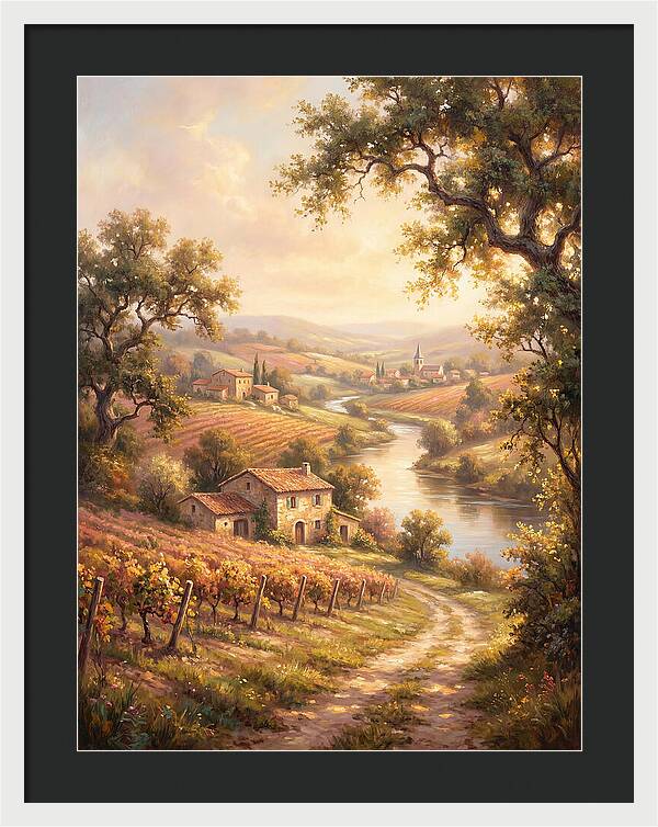 French Countryside Scene