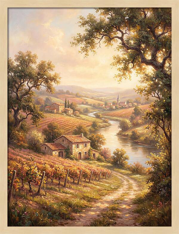 French Countryside Scene