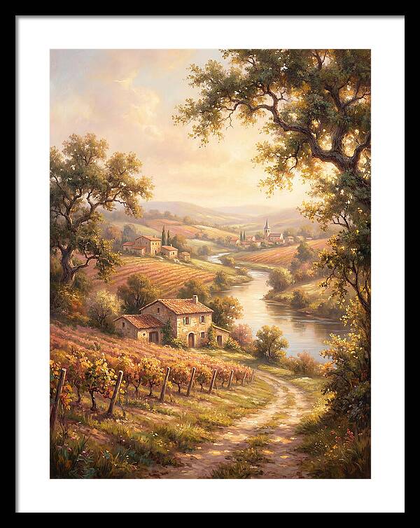 French Countryside Scene