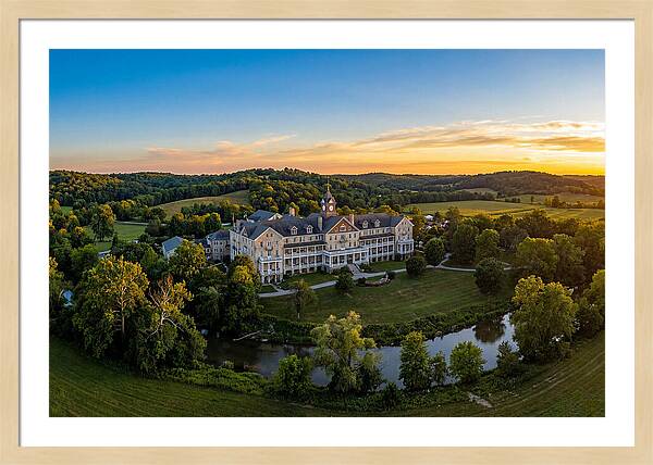 French Lick Resort At Sunset