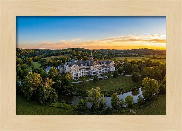 French Lick Resort At Sunset