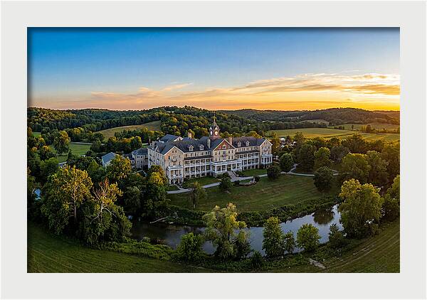 French Lick Resort At Sunset