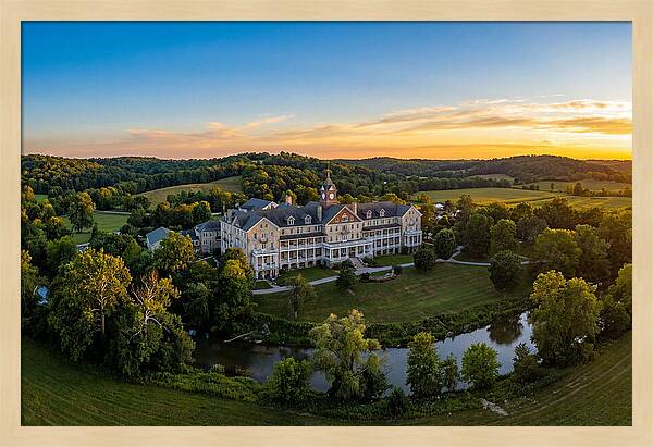 French Lick Resort At Sunset