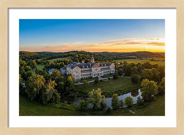 French Lick Resort At Sunset