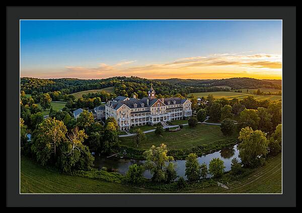 French Lick Resort At Sunset