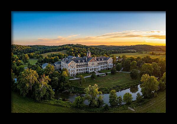 French Lick Resort At Sunset