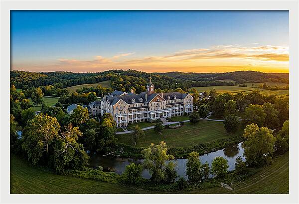 French Lick Resort At Sunset