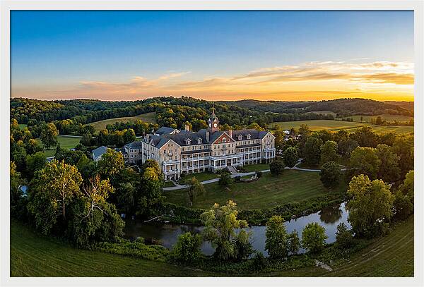 French Lick Resort At Sunset