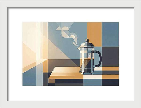 French Press Coffee In Morning