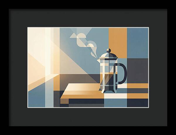 French Press Coffee In Morning