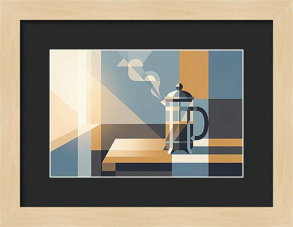French Press Coffee In Morning