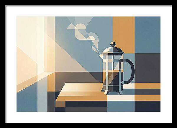 French Press Coffee In Morning