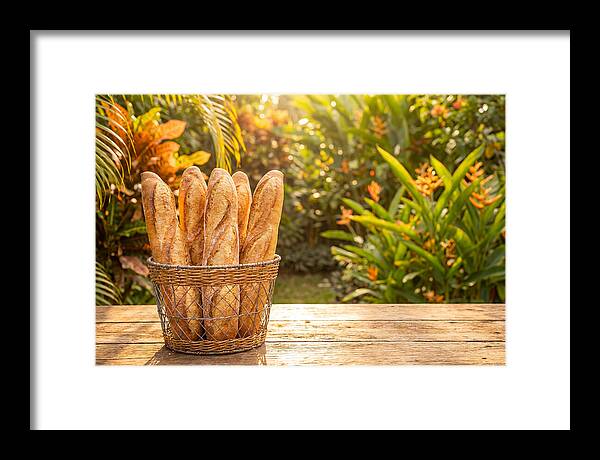 Fresh Baked Baguettes In Nature