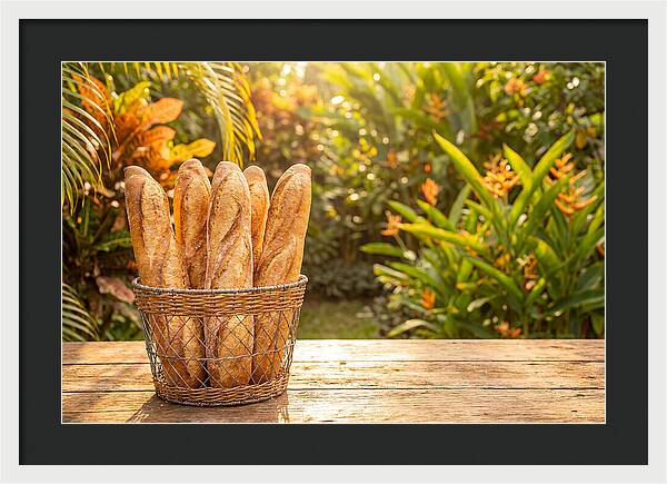 Fresh Baked Baguettes In Nature