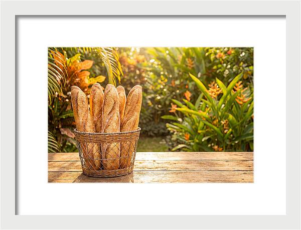 Fresh Baked Baguettes In Nature