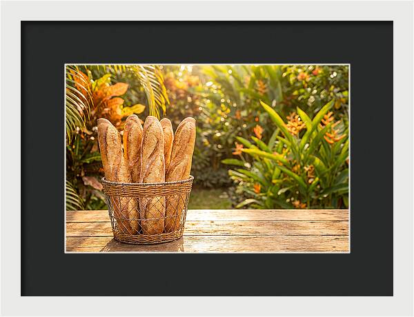 Fresh Baked Baguettes In Nature