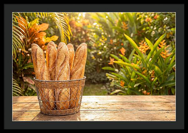 Fresh Baked Baguettes In Nature