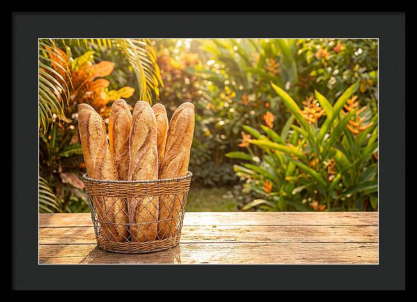 Fresh Baked Baguettes In Nature