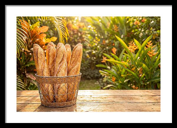 Fresh Baked Baguettes In Nature