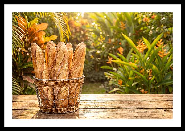 Fresh Baked Baguettes In Nature
