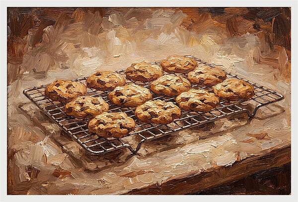 Fresh Baked Cookies Cooling