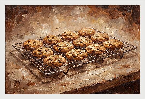 Fresh Baked Cookies Cooling