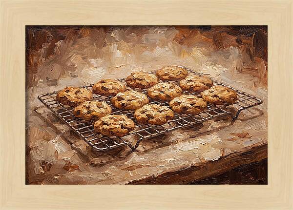Fresh Baked Cookies Cooling