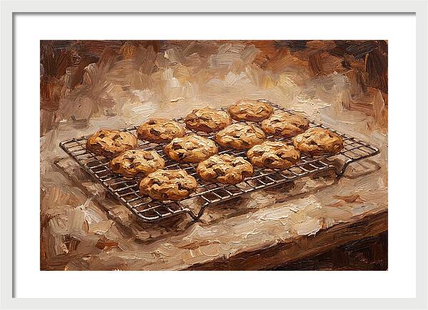 Fresh Baked Cookies Cooling