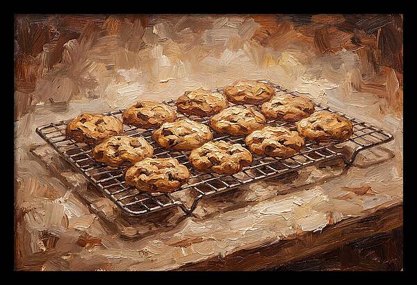 Fresh Baked Cookies Cooling