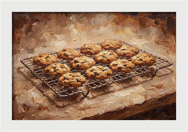 Fresh Baked Cookies Cooling