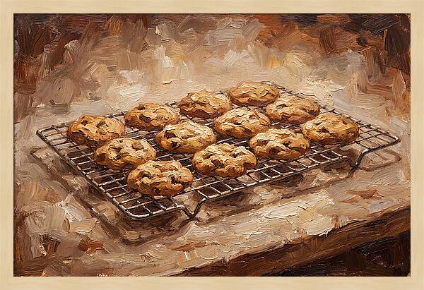 Fresh Baked Cookies Cooling