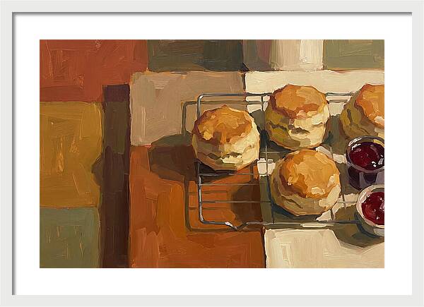 Fresh Baked Scones Cooling