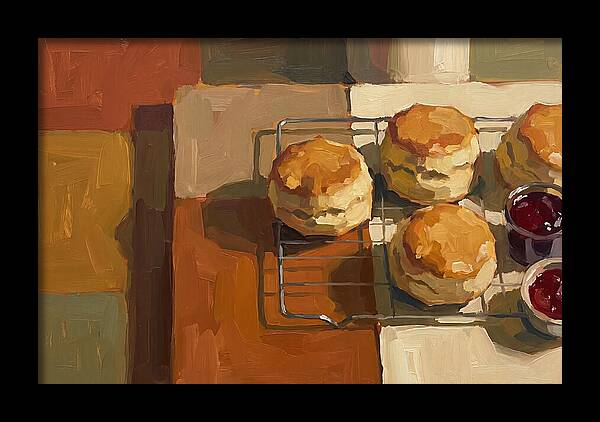 Fresh Baked Scones Cooling